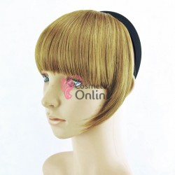Breton cu suvite laterale din par artificial cu bentita BPE024 Blond Inchis